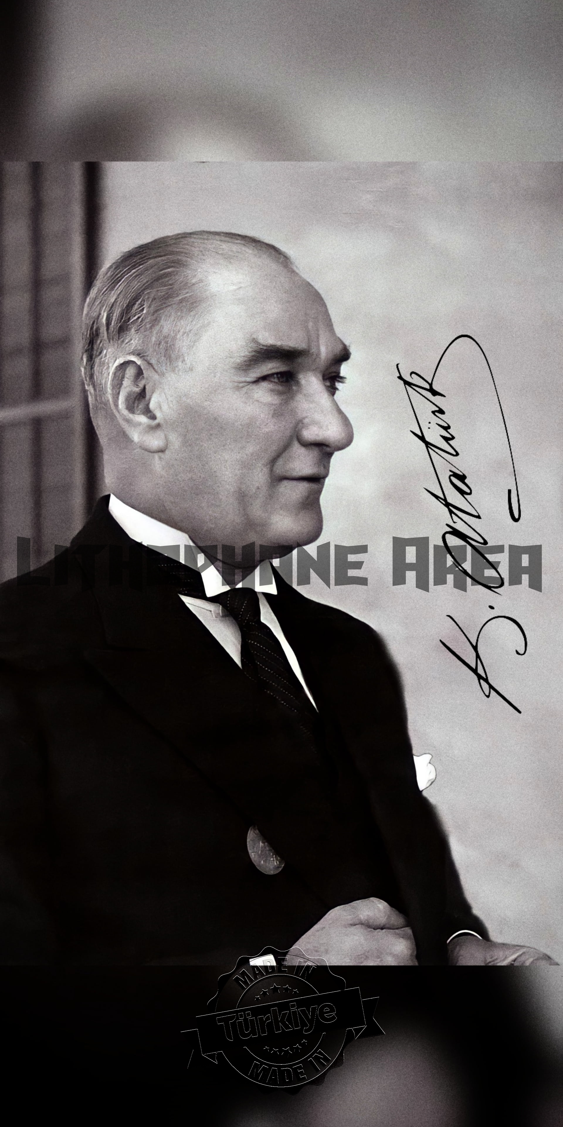 Mustafa Kemal Atatürk Lithophane