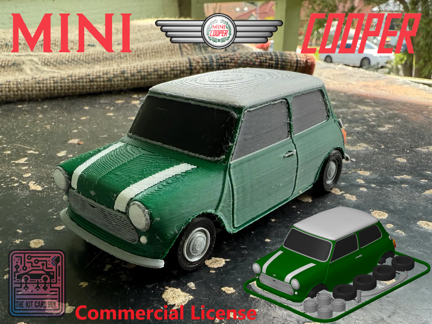 Mini Cooper Kit Card - COMMERCIAL LICENSE