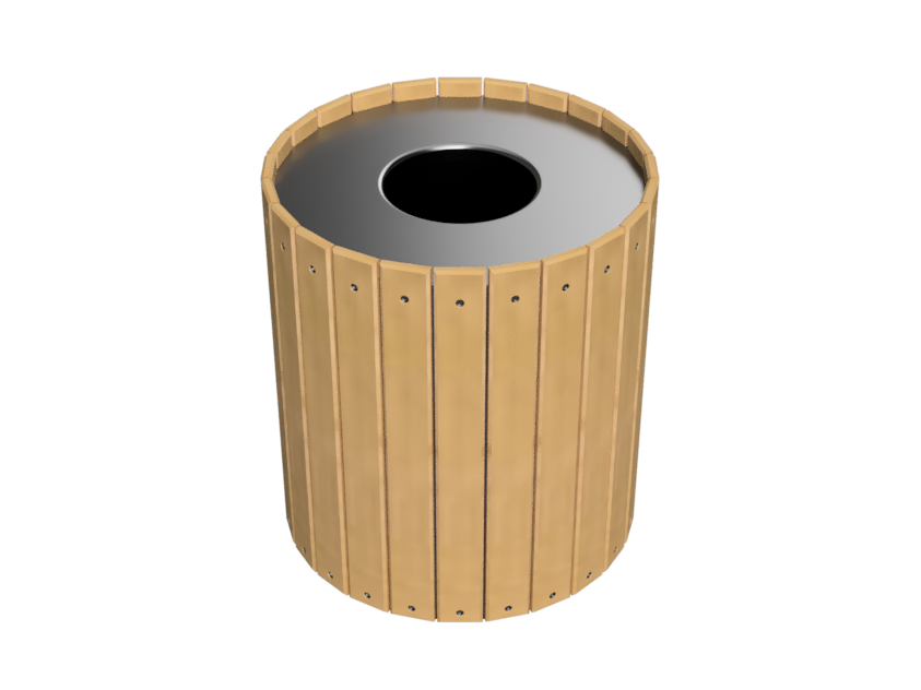 Park Trash Can