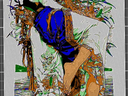 Girl in Lake (test) - Hueforge