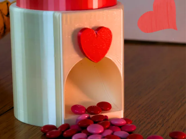 Valentines Candy Vending Machine