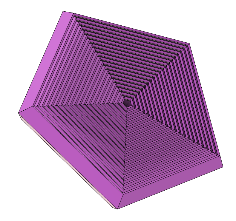 Miniatura 5 do modelo 3D Pentagon fidget