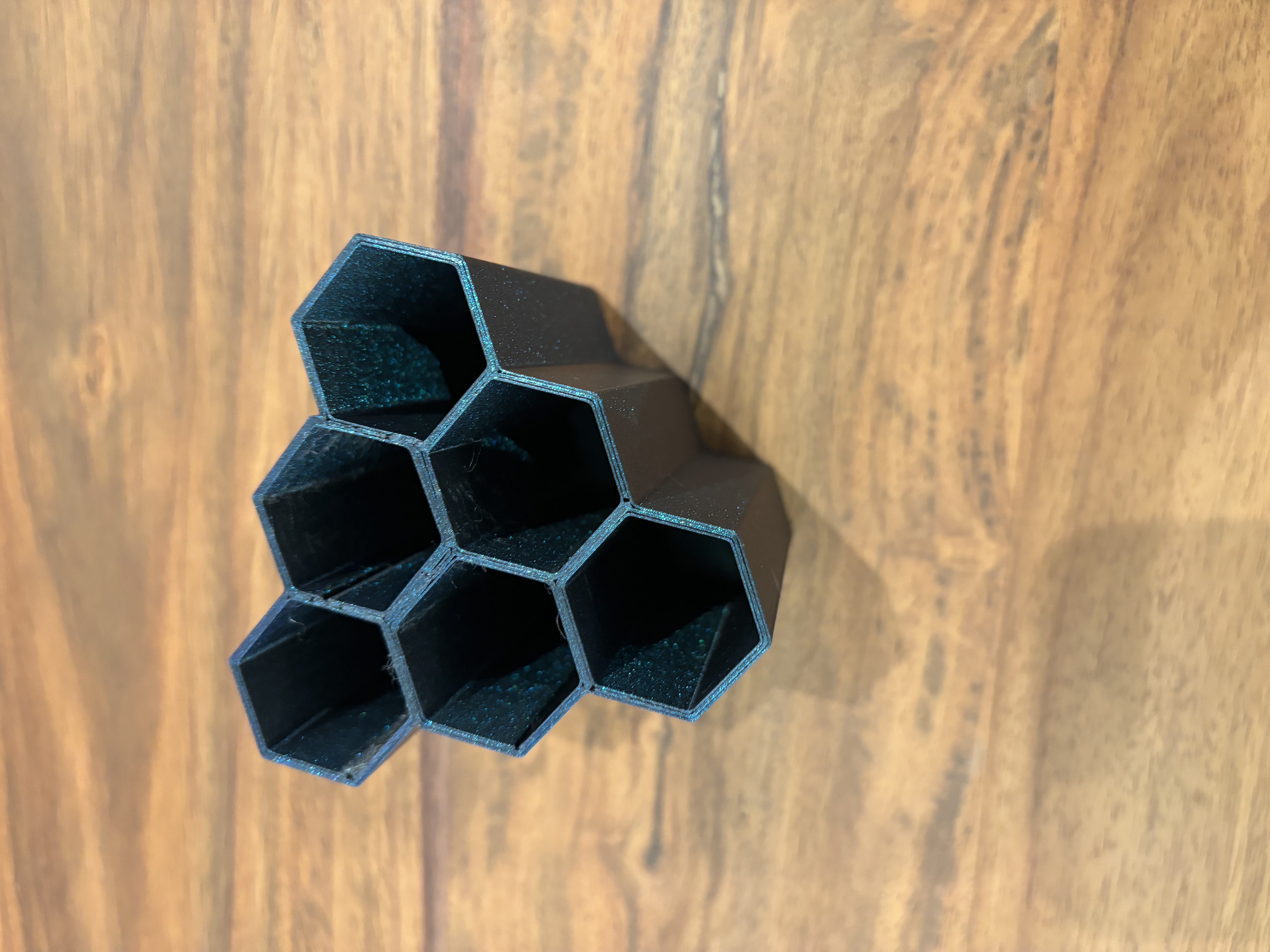 Cool hexagon desk organizer