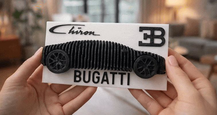 Bugatti Chiron Layered Model