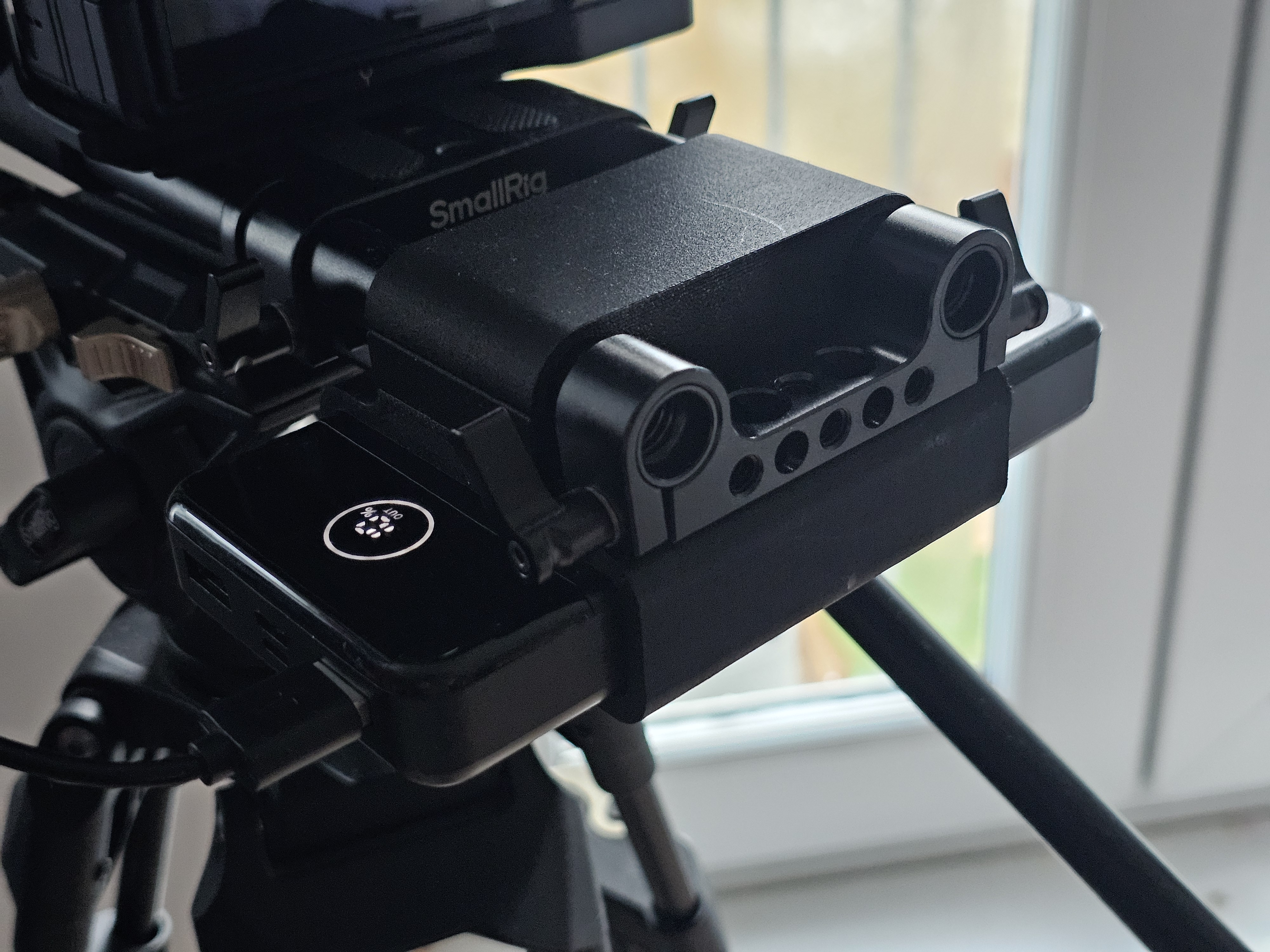 Camera Rig Battery Holder