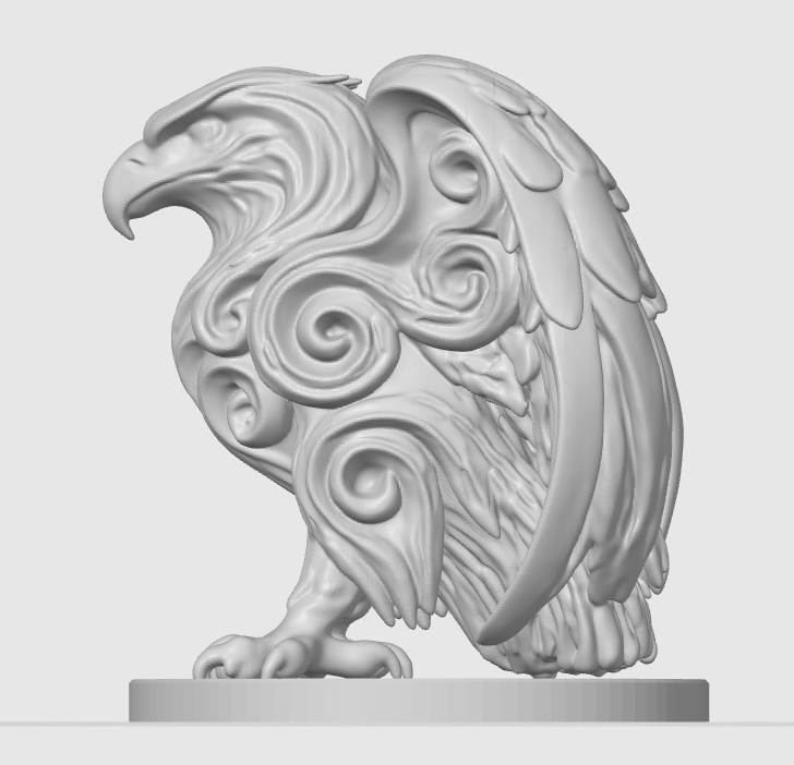 Majestic Swirl Eagle