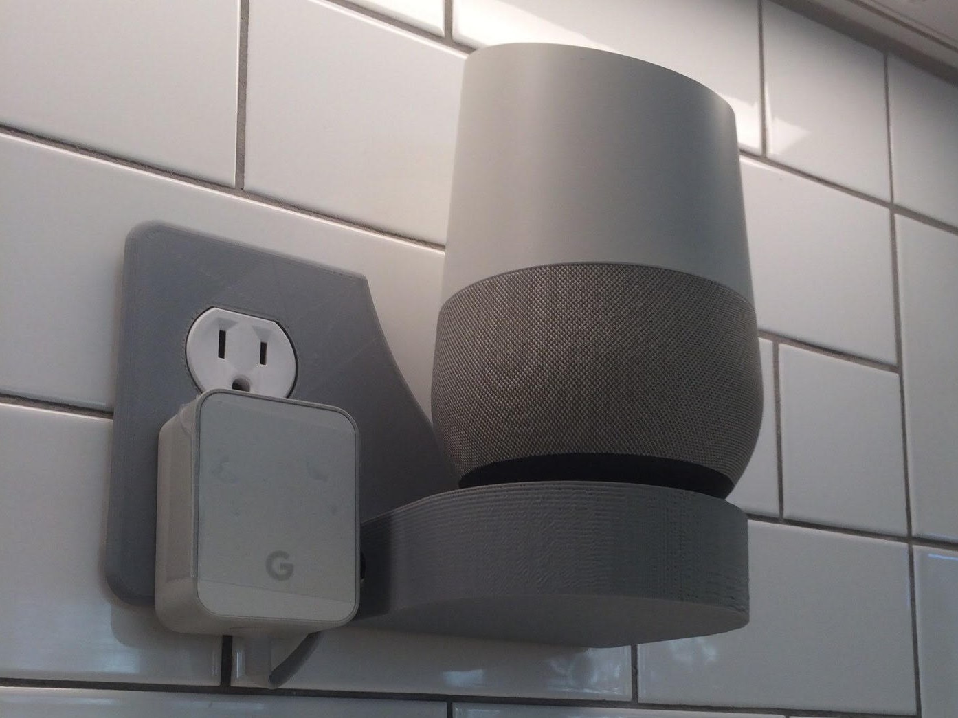 Google Home Outlet Cover Shelf
