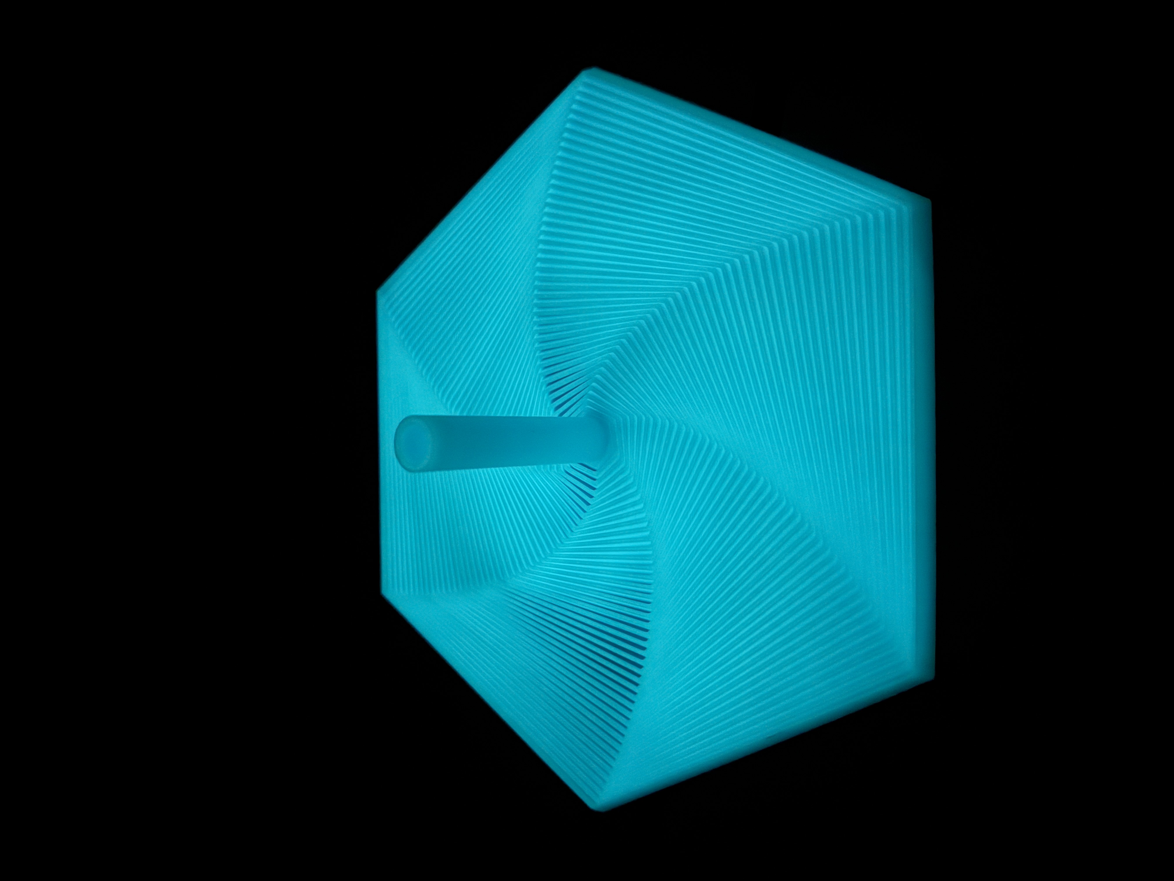 Large Fidget Hex Toy With Handle