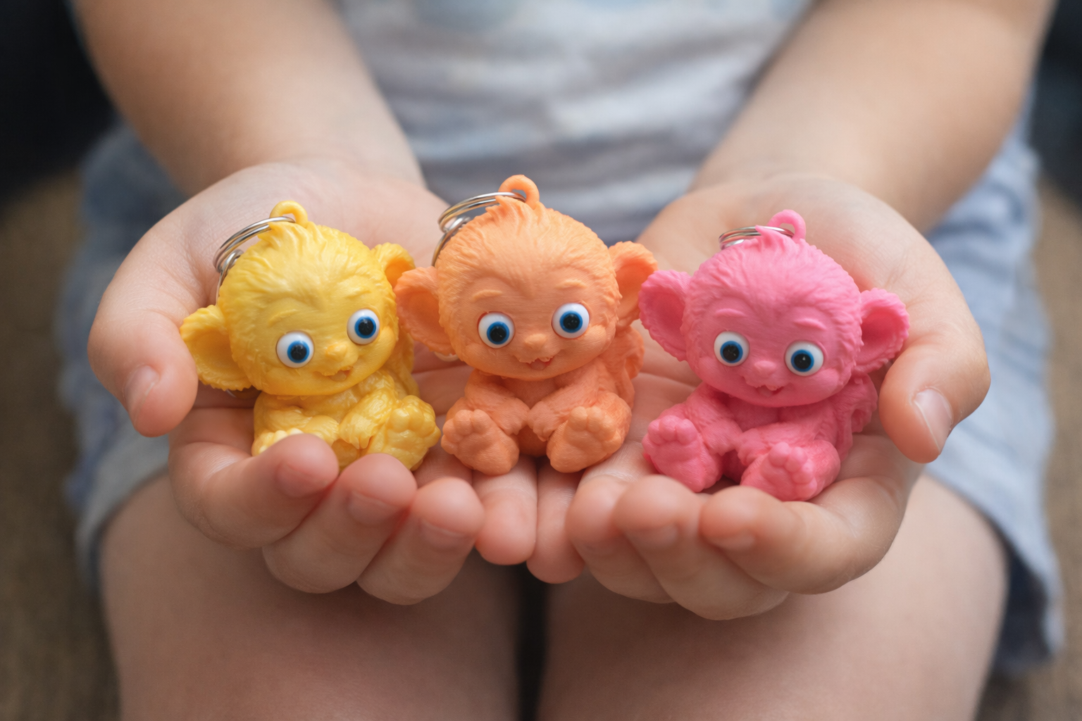 Miniatura 2 do modelo 3D Monkey pendant