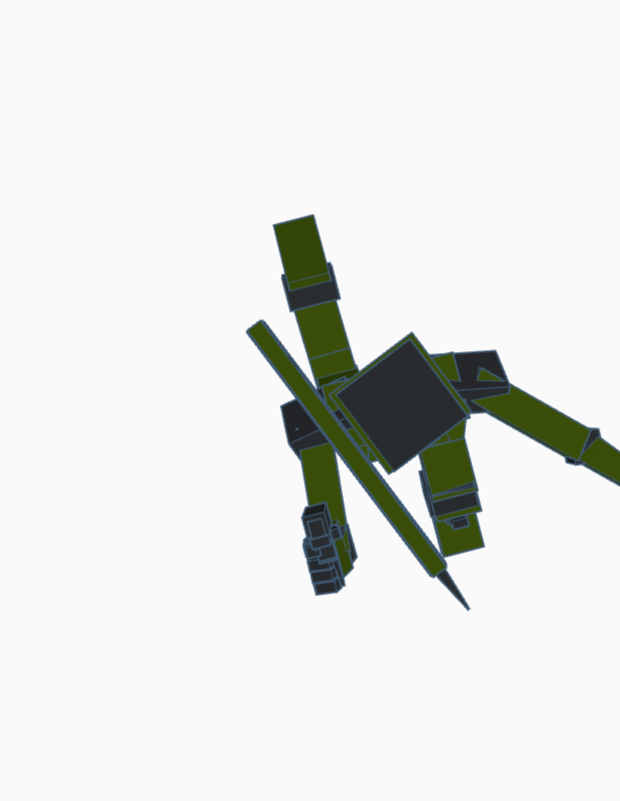 Marine robot Figure (.stl only)