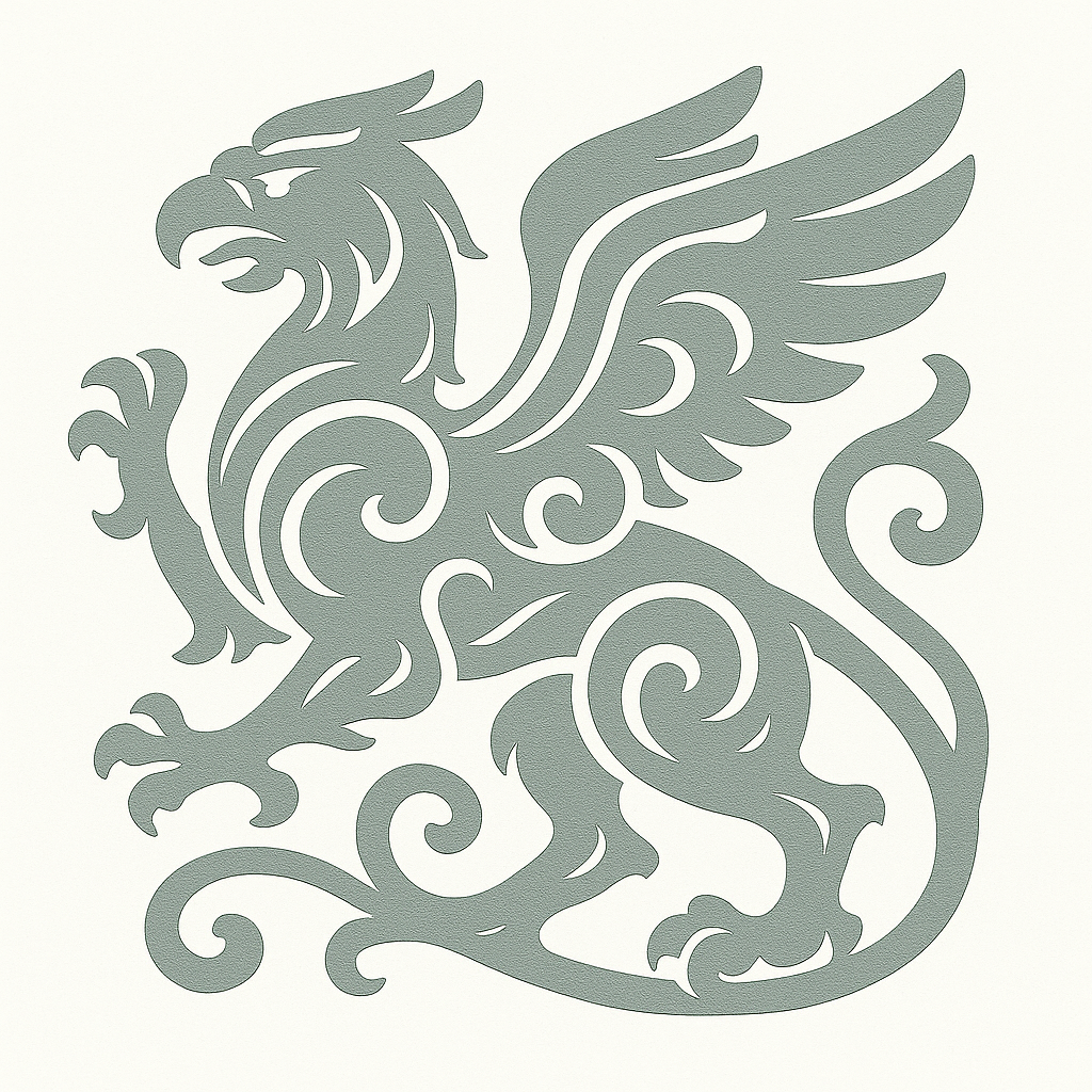 Dostojny gryf/Majestic griffin decoration
