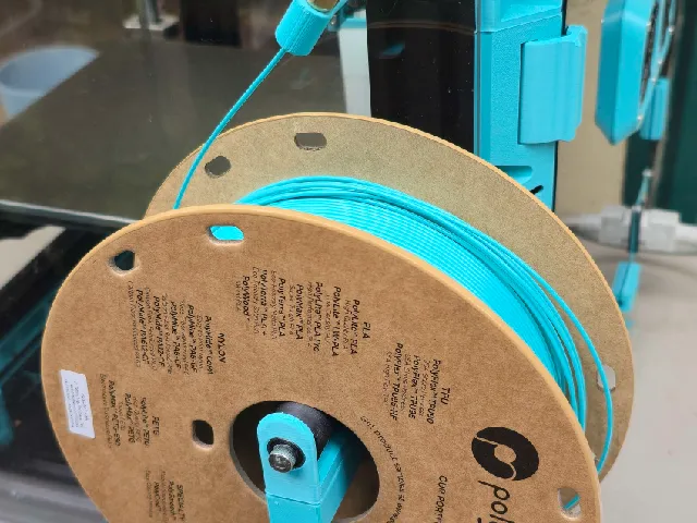 Ender 3 NG v1.2 bolt-on 80 mm spool holder with integrated load cell