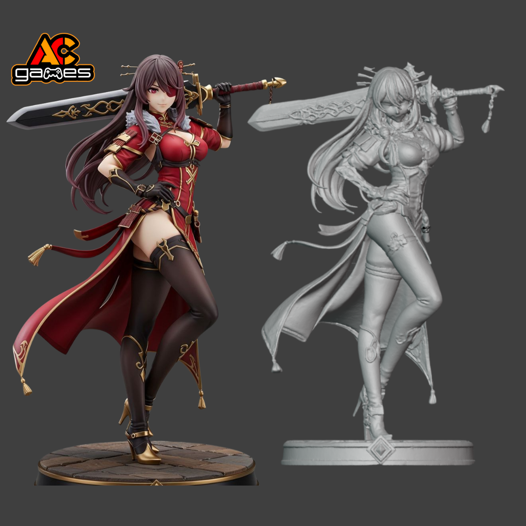 Beidou Genshin impact pose 1
