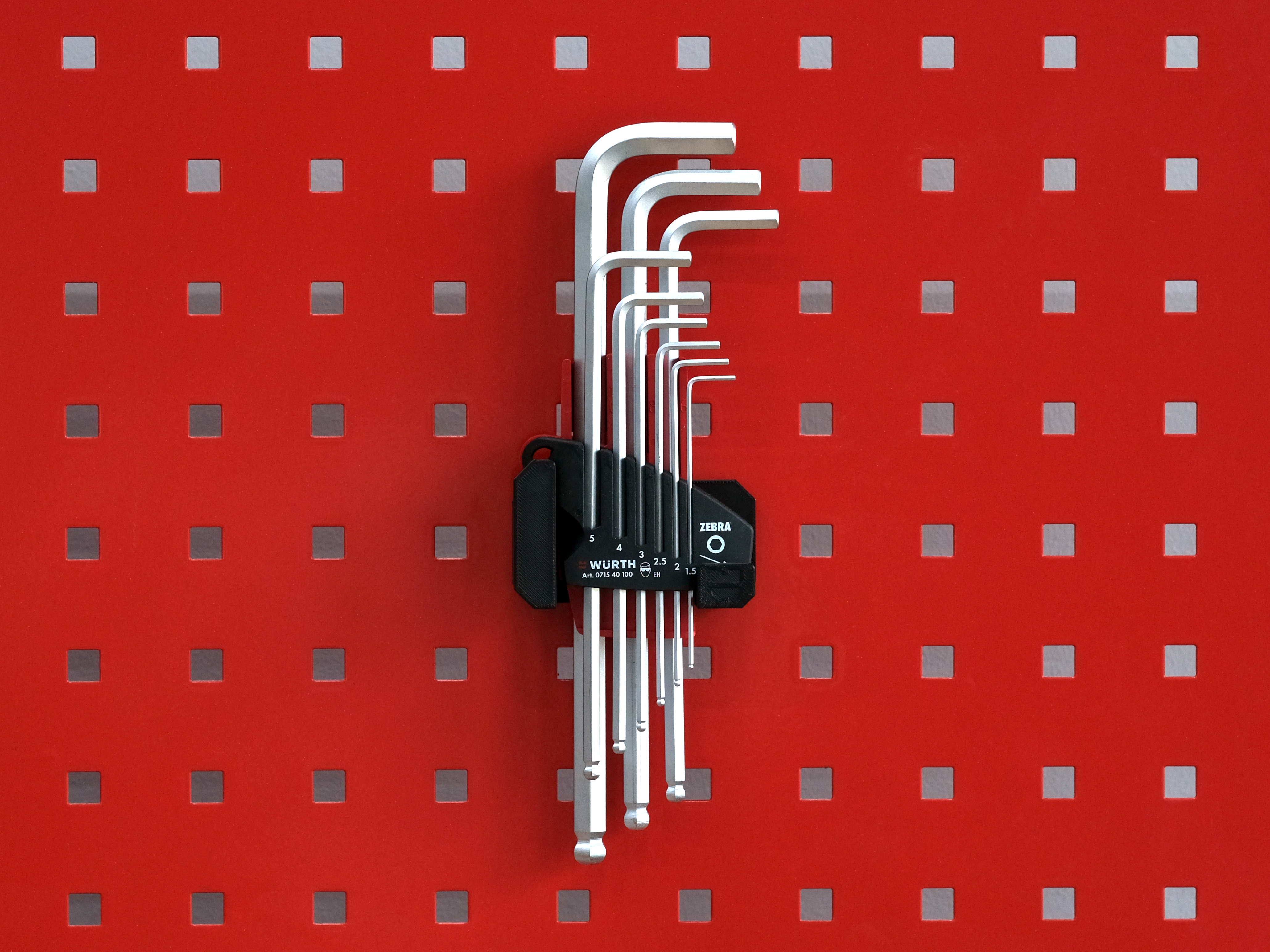 Würth Allen Key Set Hexagon Socket Holder