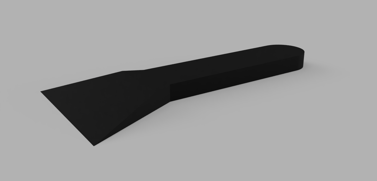 Bed Scraper for 3D Printer Build Plates — miniatura 3
