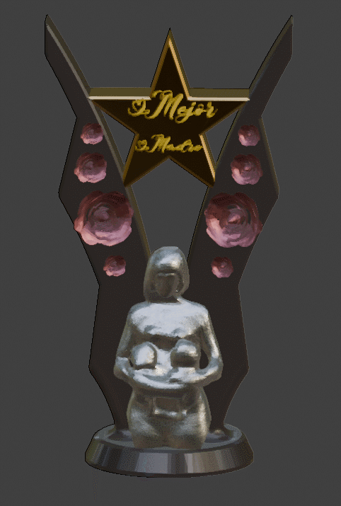 REGALO DIA DE LA MADRE TROFEO MEJOR MADRE