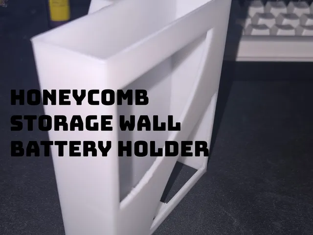 Honeycomb Storage Wall - Battery Holder