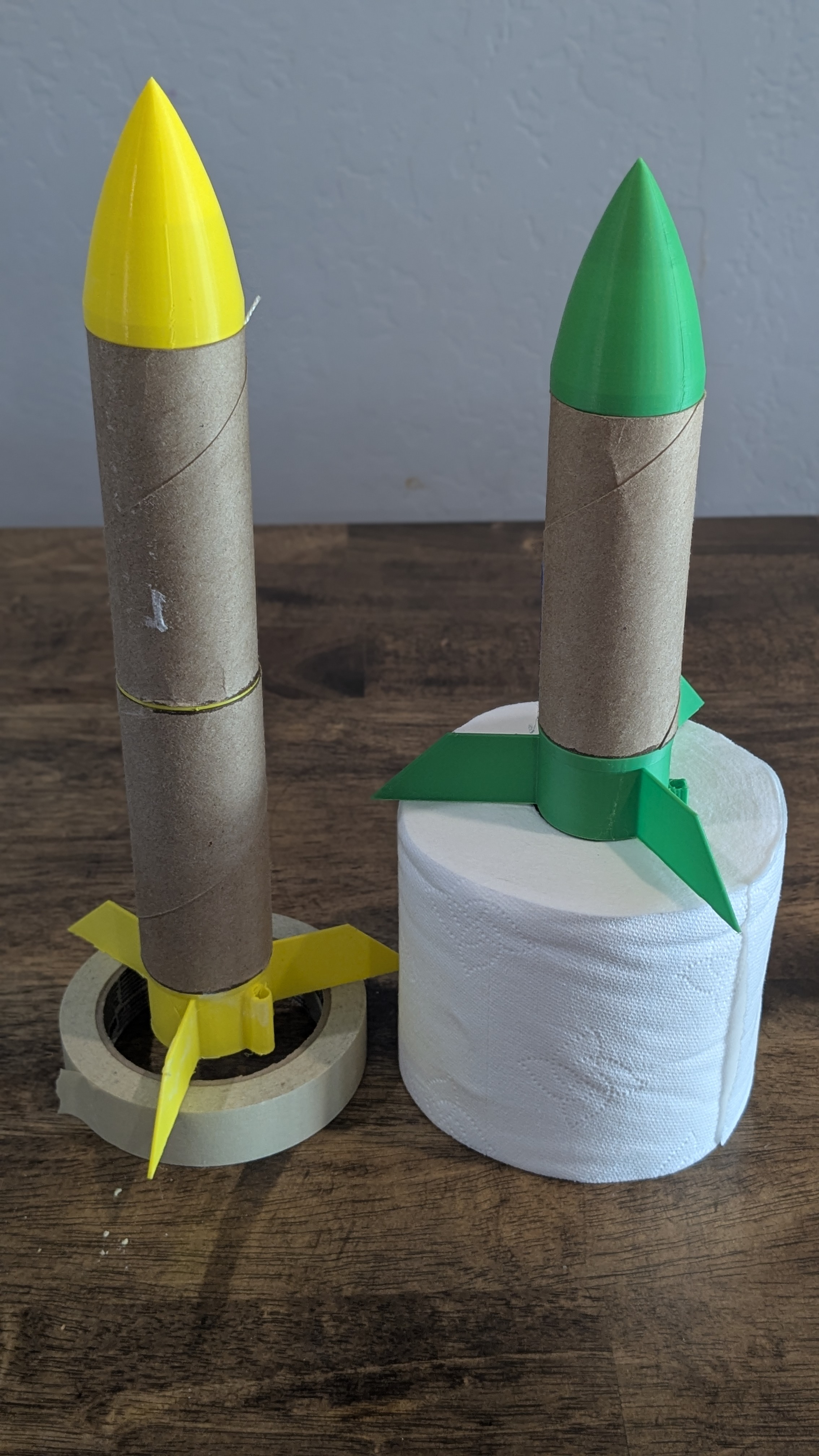 toilet paper tube rocket