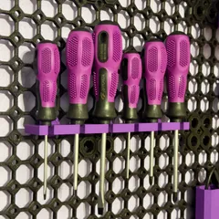 Multiboard screwdriver holder