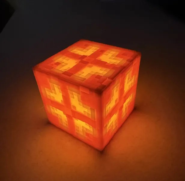 Minecraft Copper Bulb Tealight Lamp