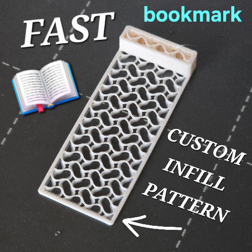Simple bookmark for customization - 5 min print
