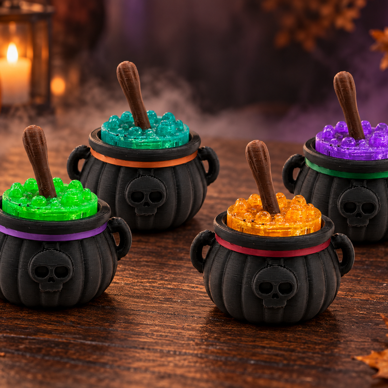 Witch Cauldron Clicker – Cute Halloween Fidget Toy by MiniFlow ...