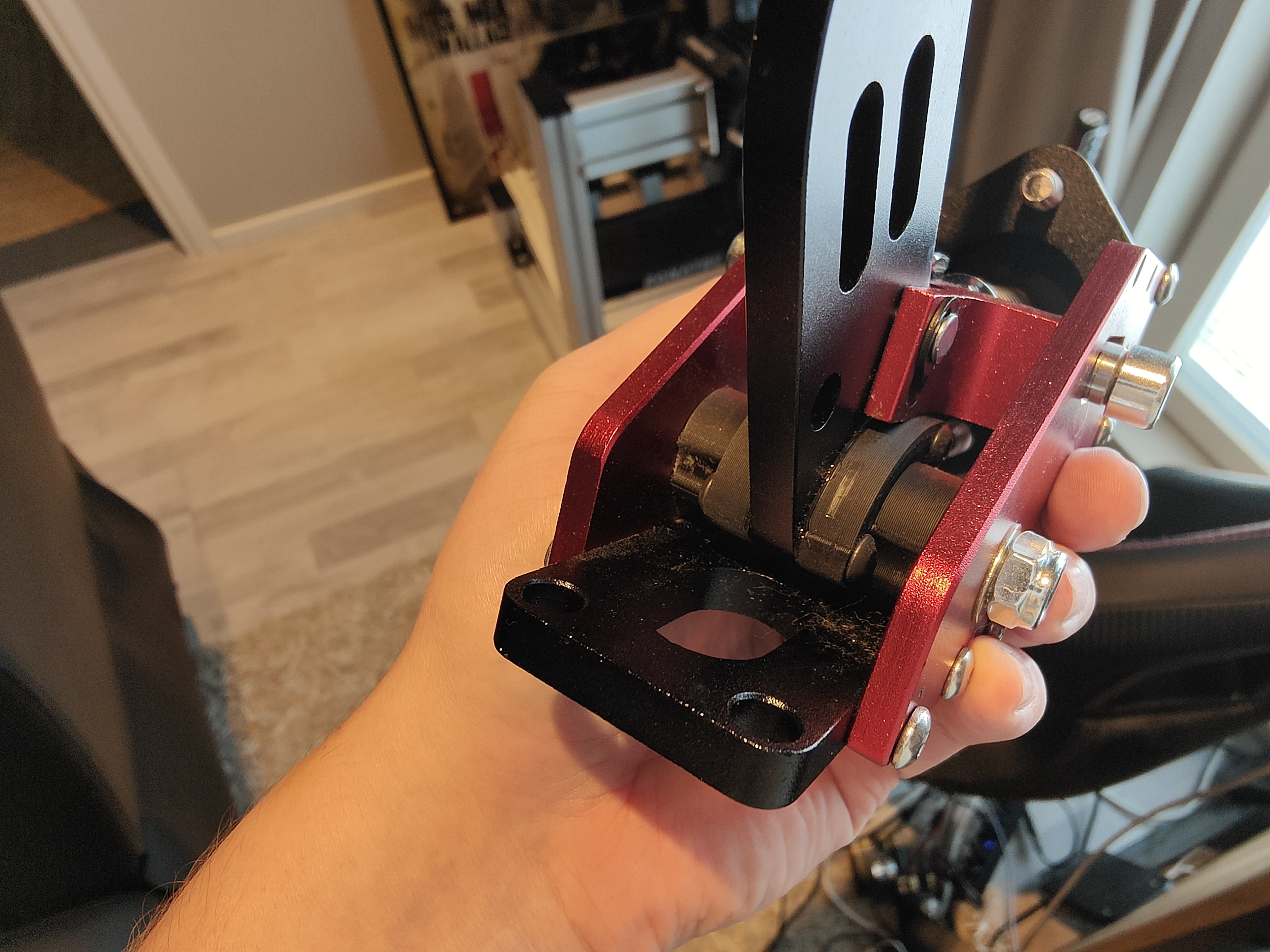 Cheap sim handbrake spacer