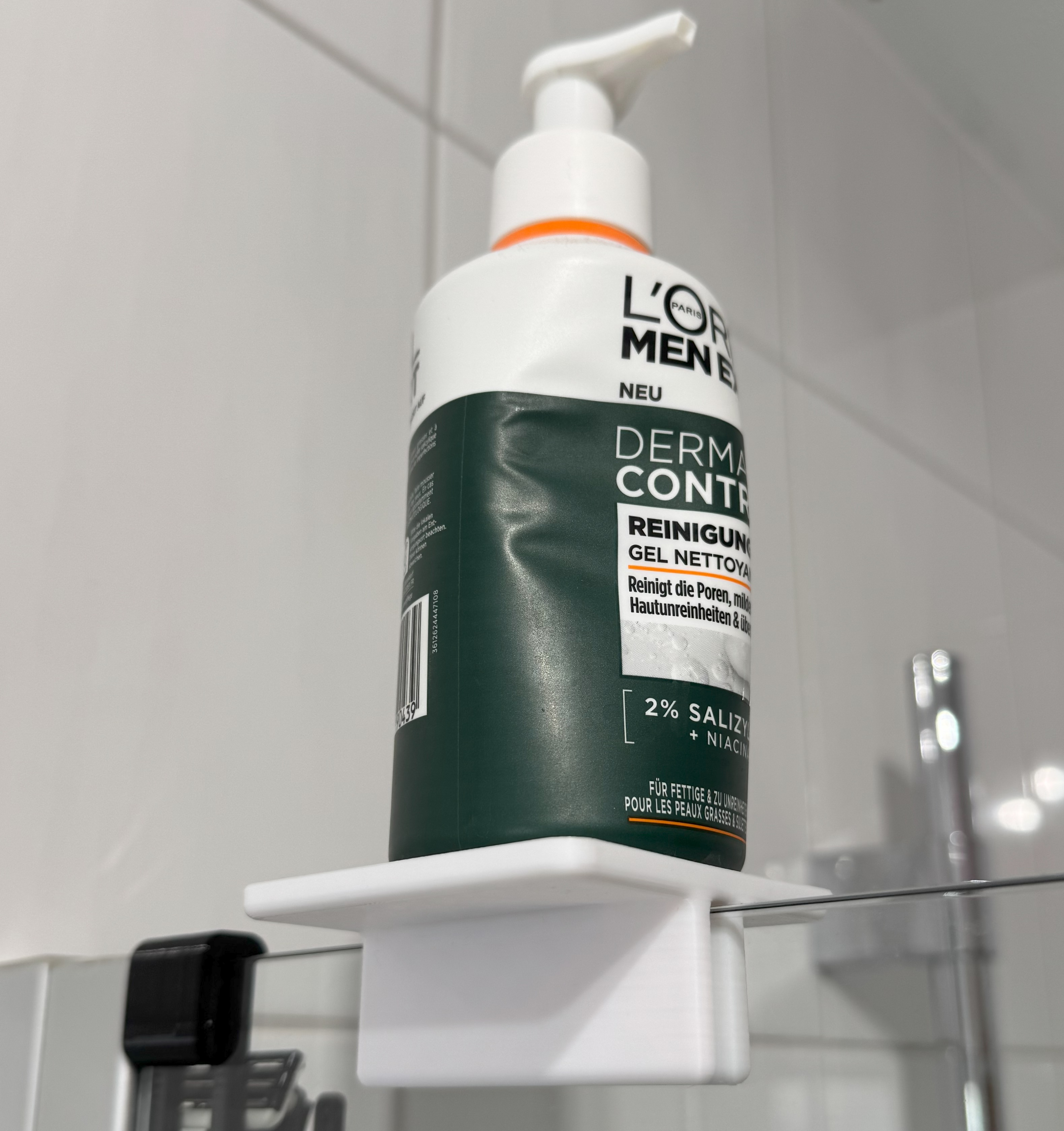 simple shower shelf