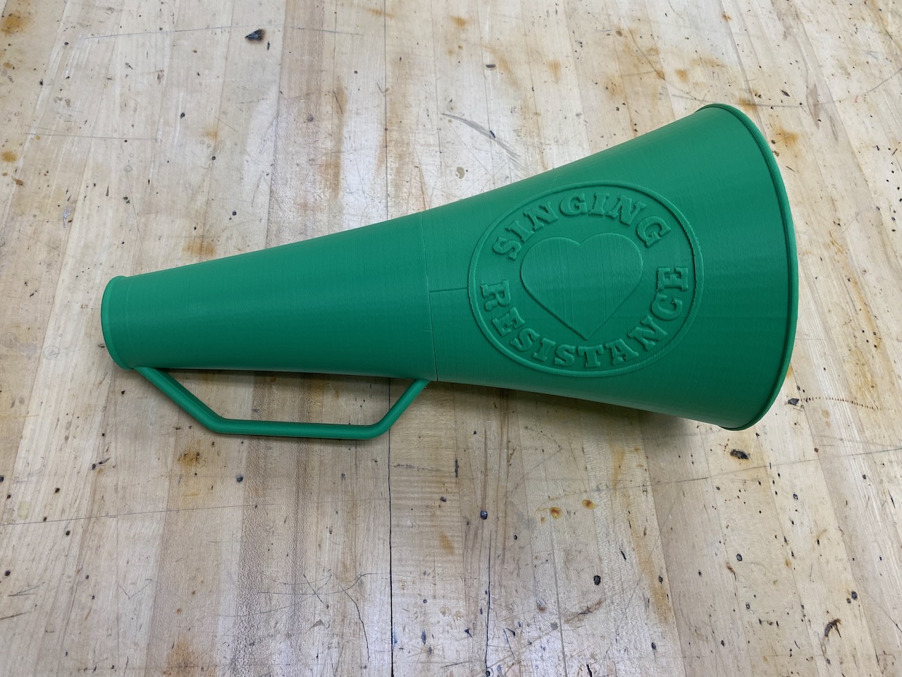 Megaphone, Singing Resistance Logo, Two-Part