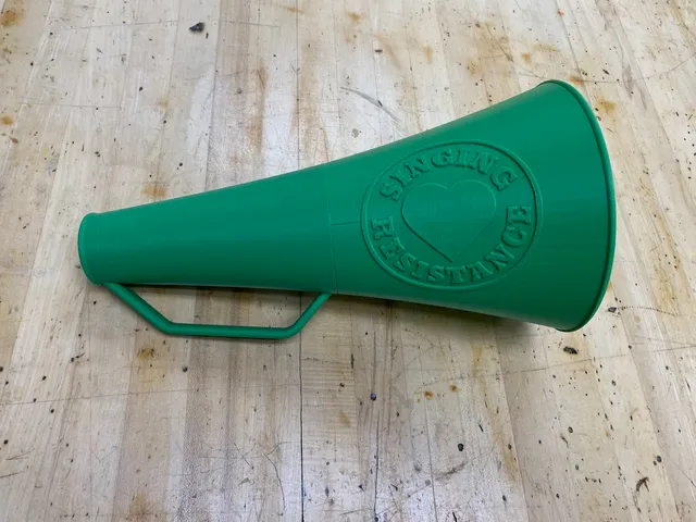 Megaphone, Singing Resistance Logo, Two-Part