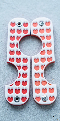 swiss army key holder- heart