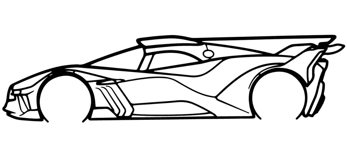 Bugatti Bolide Wall Art