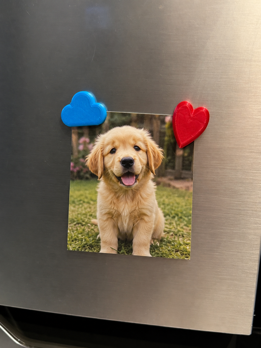 Cute Fridge Magnet Set – 6 Simple Shapes, No Supports