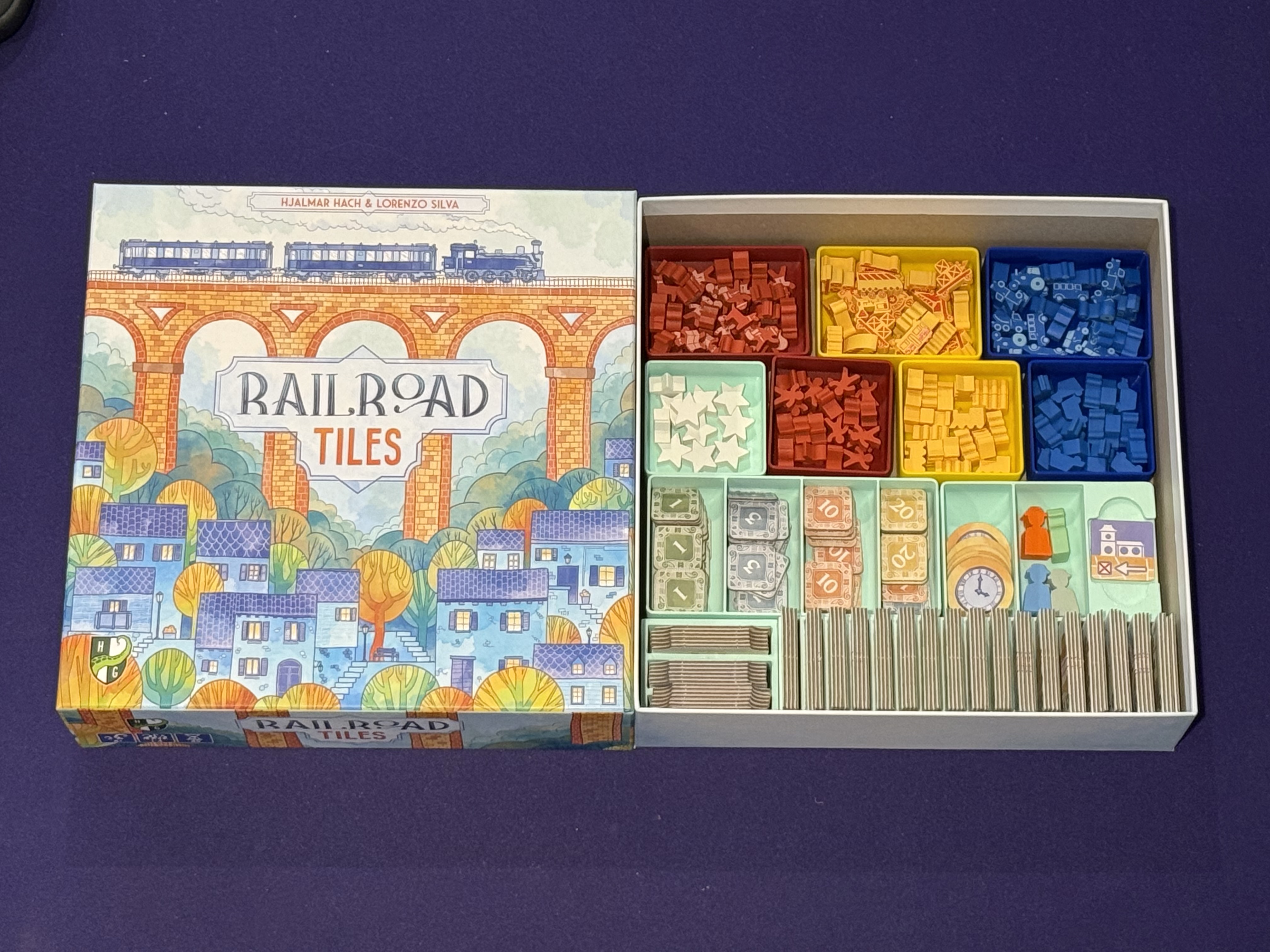 Railroad Tiles box insert (incl. World expansion)