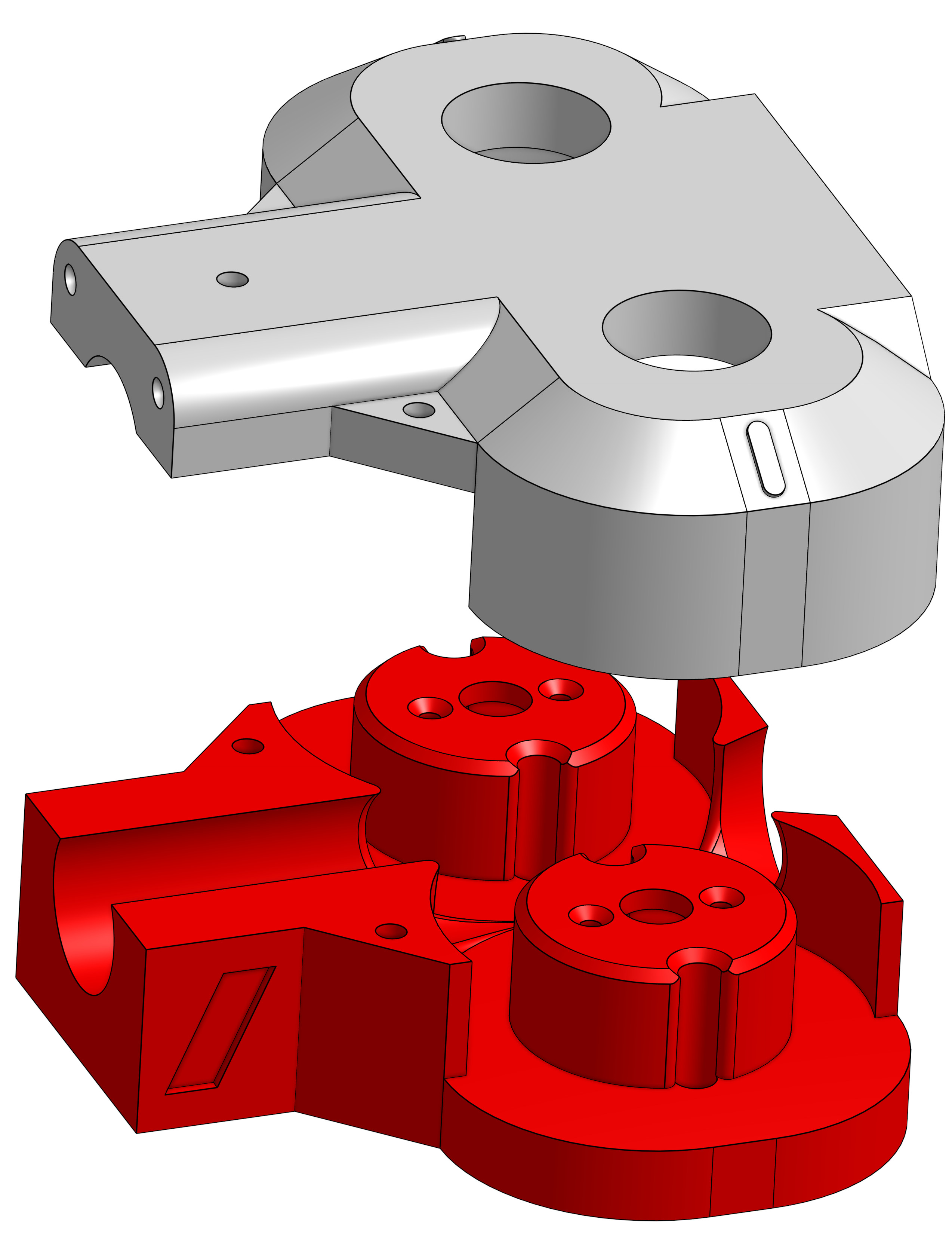 Experimental Gryphon cage that allows wheel alignment spacers
