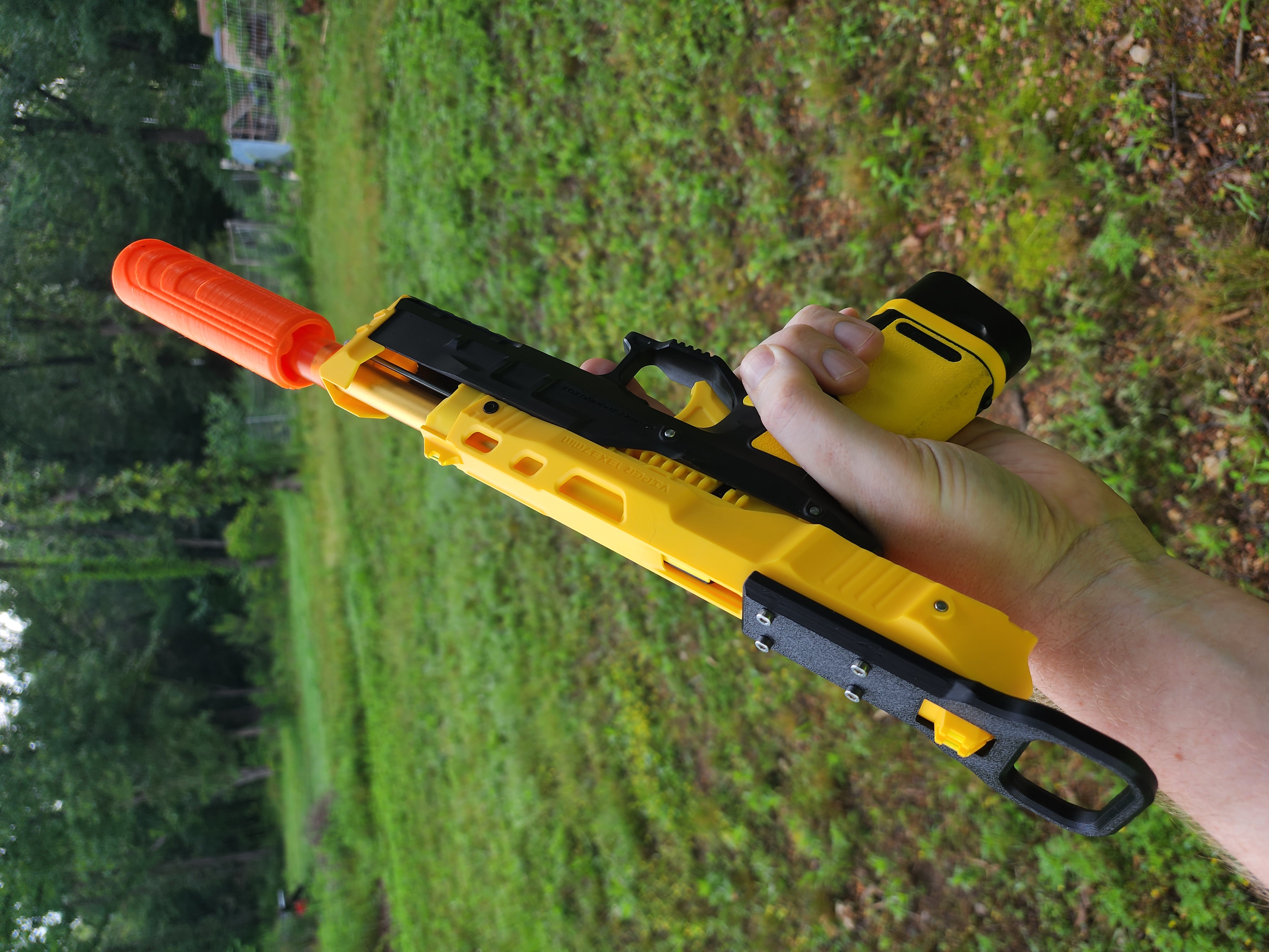 ZWQ Viper S200s Foam Dart Blaster Rear Ring Pull