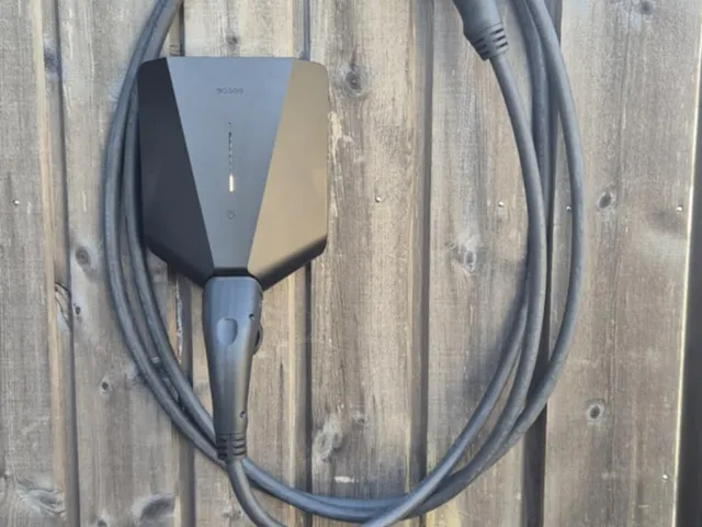 EV Type 2 - Charger Plug Holder - Along Wall Type