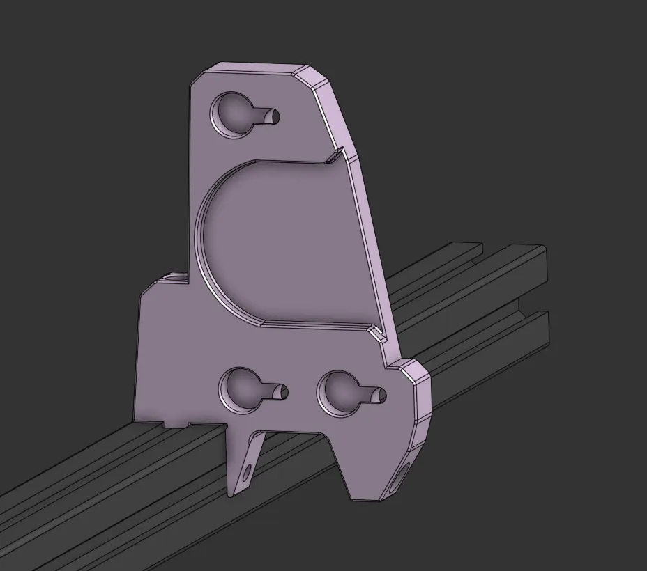 Trident Toolchanger Docks for Anthead on Crossbar. by Yell
