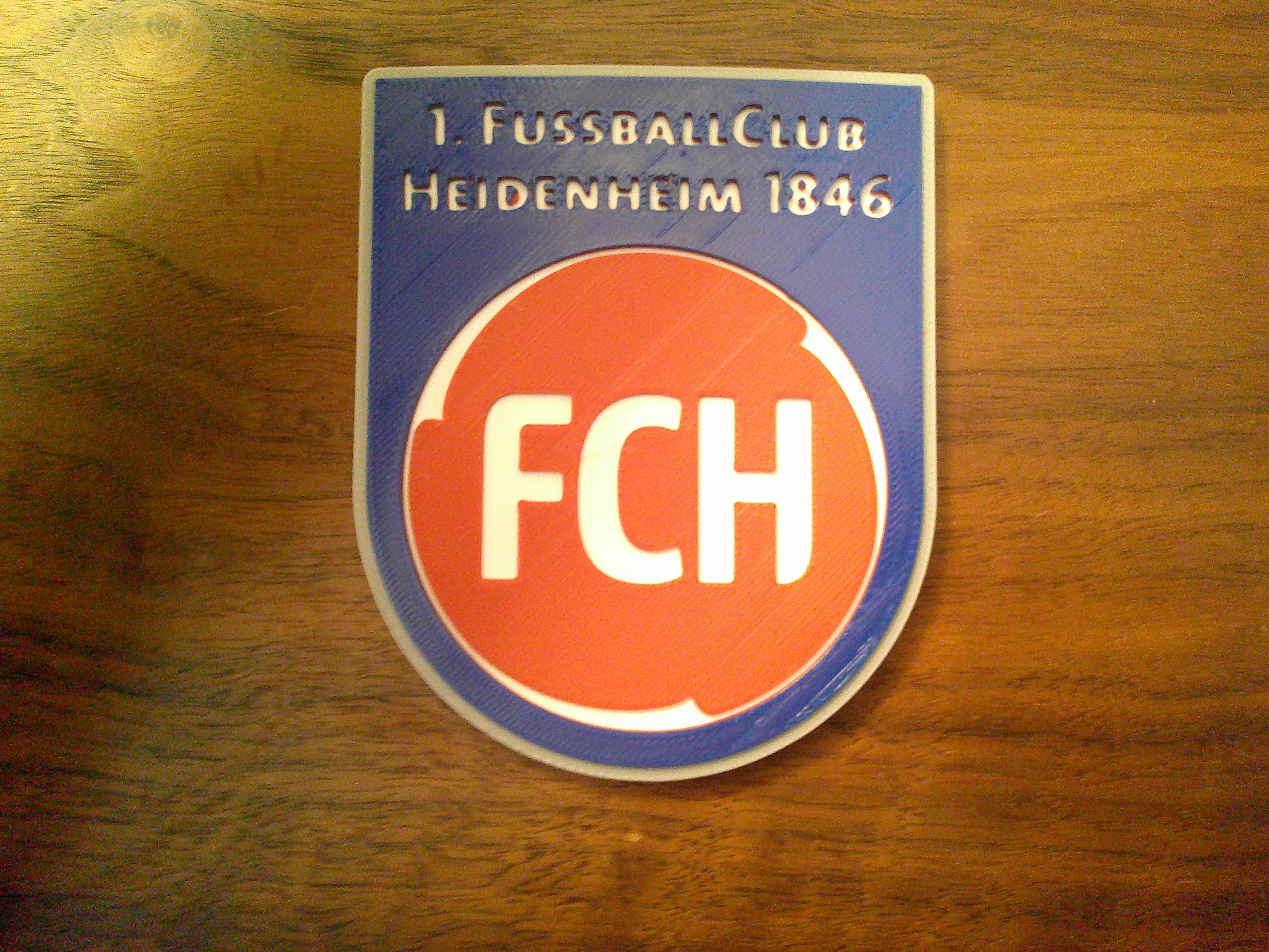 1. FC Heidenheim Logo Coaster or Plaque
