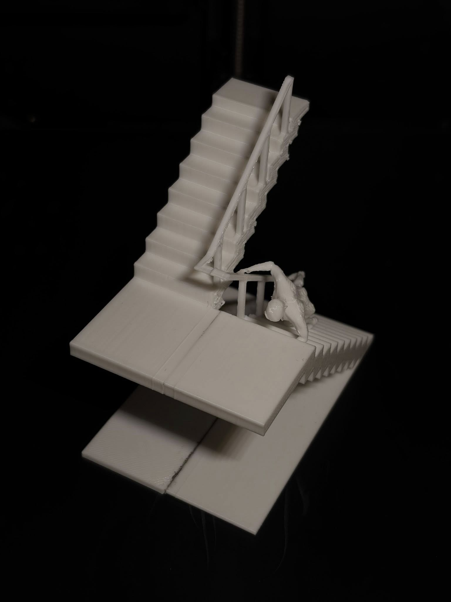 Staircase with Male Model