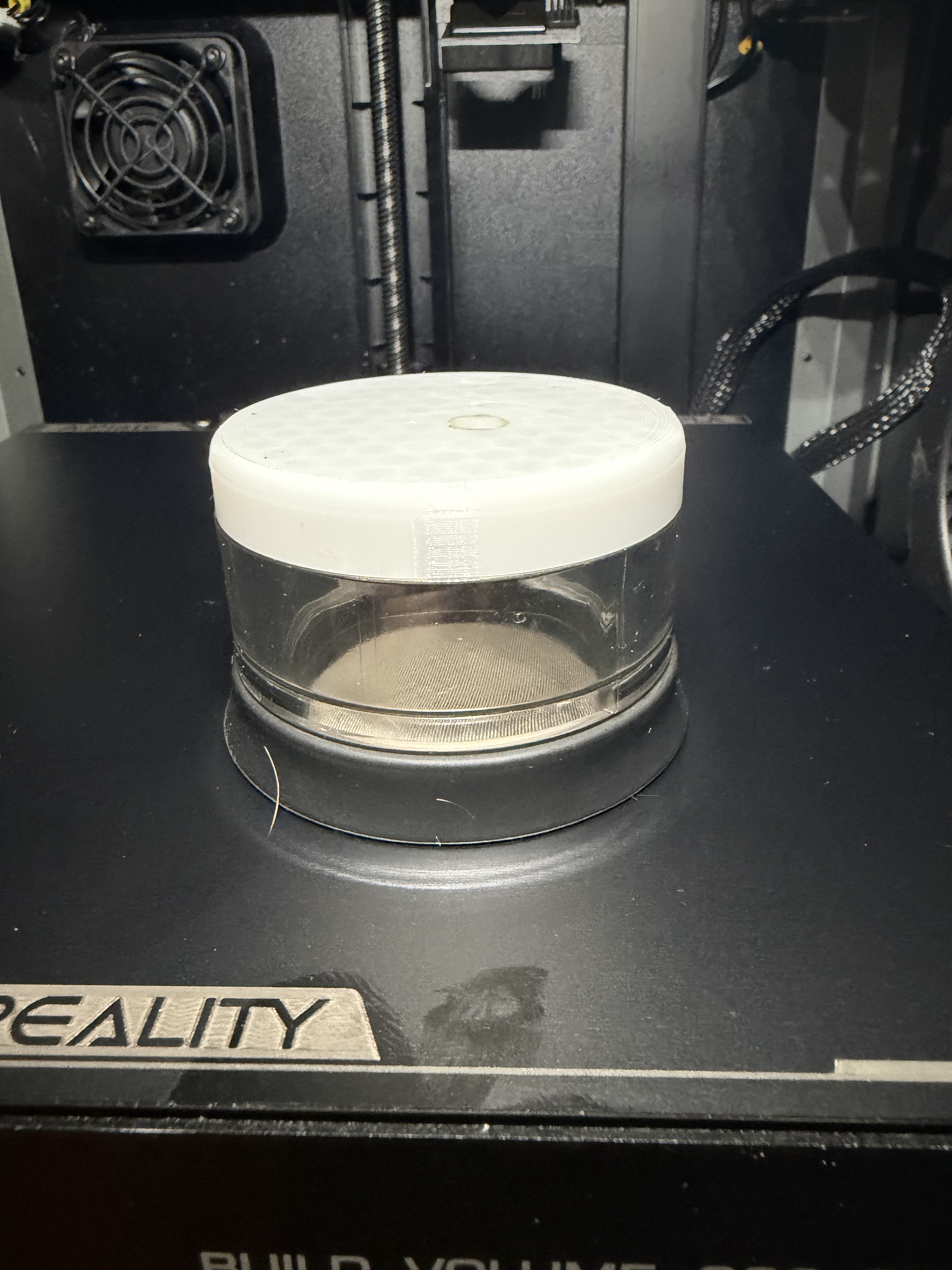 Its American Press coffee puck locking lid