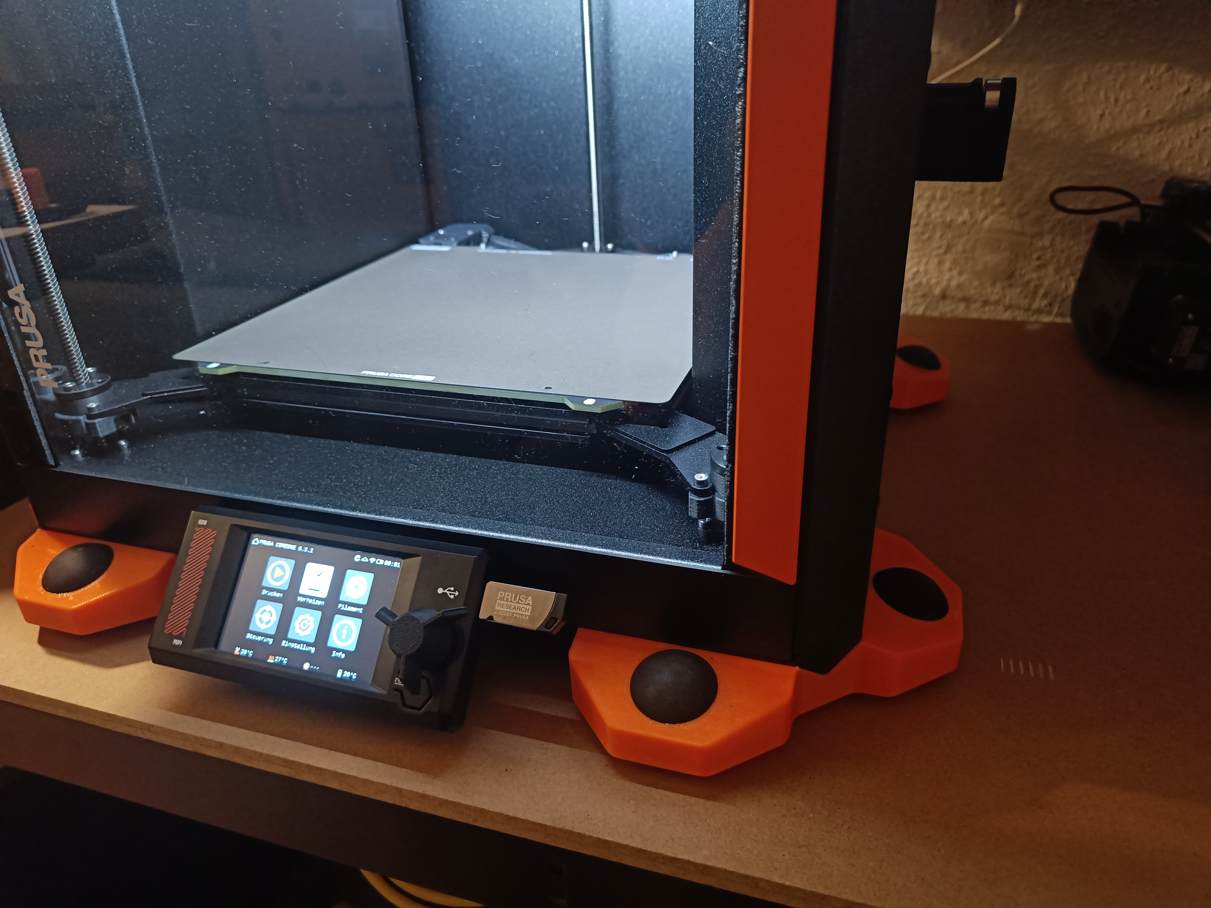 Prusa Core One Squash Ball Feet - Low Profile V2
