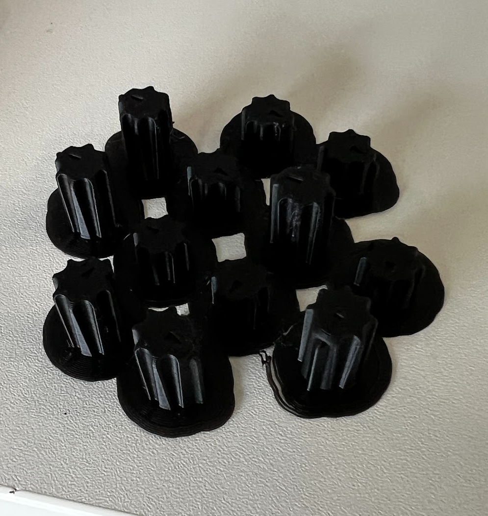 Motorola Walkie Talkie knobs