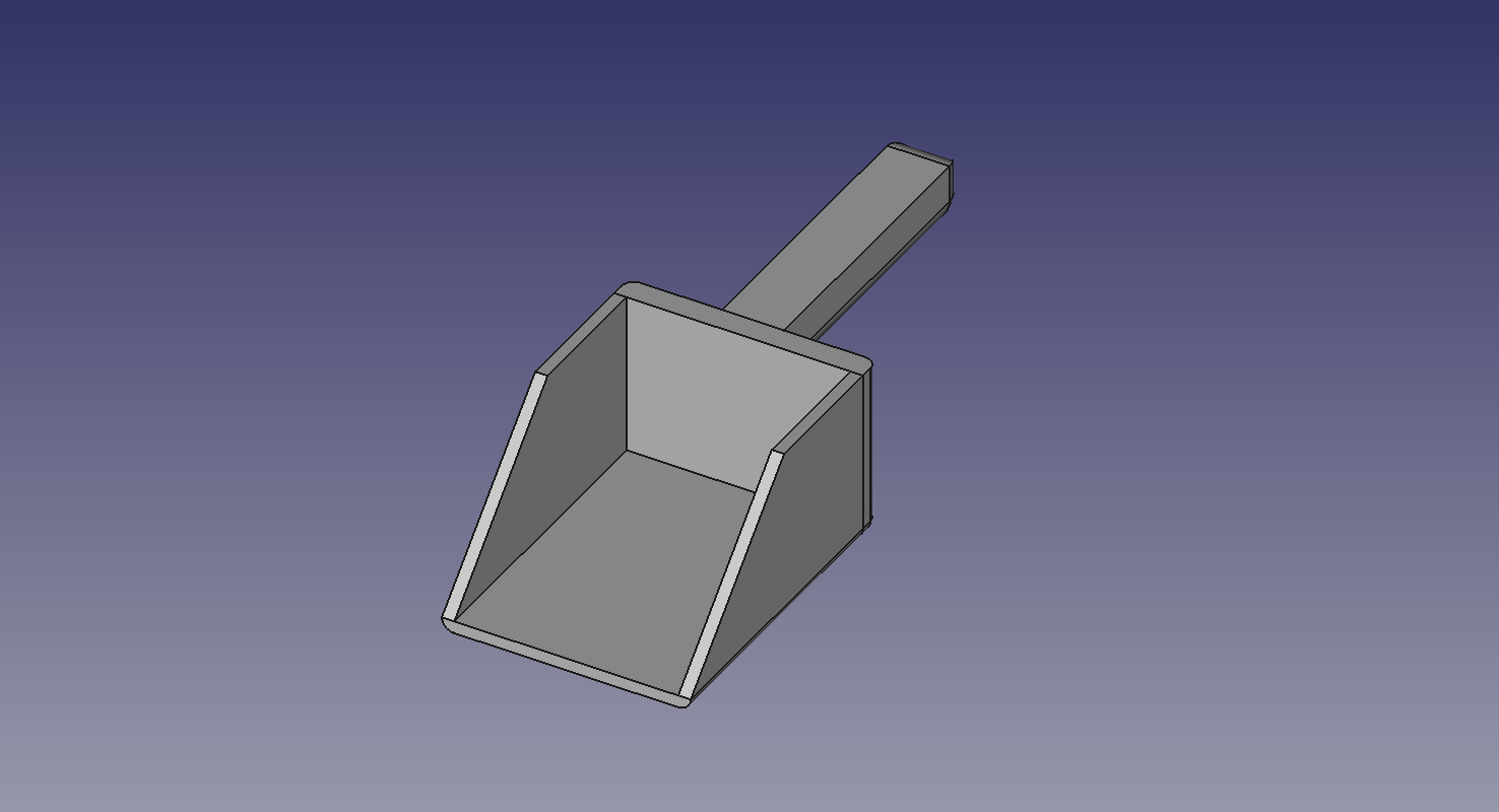 Mini Scoop for very small parts or as toy — miniatura 3