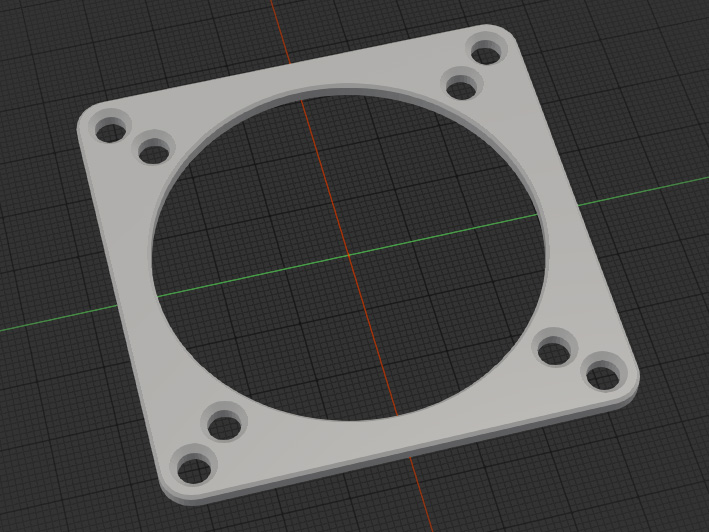 70mm to 60mm Fan Adapter Plate