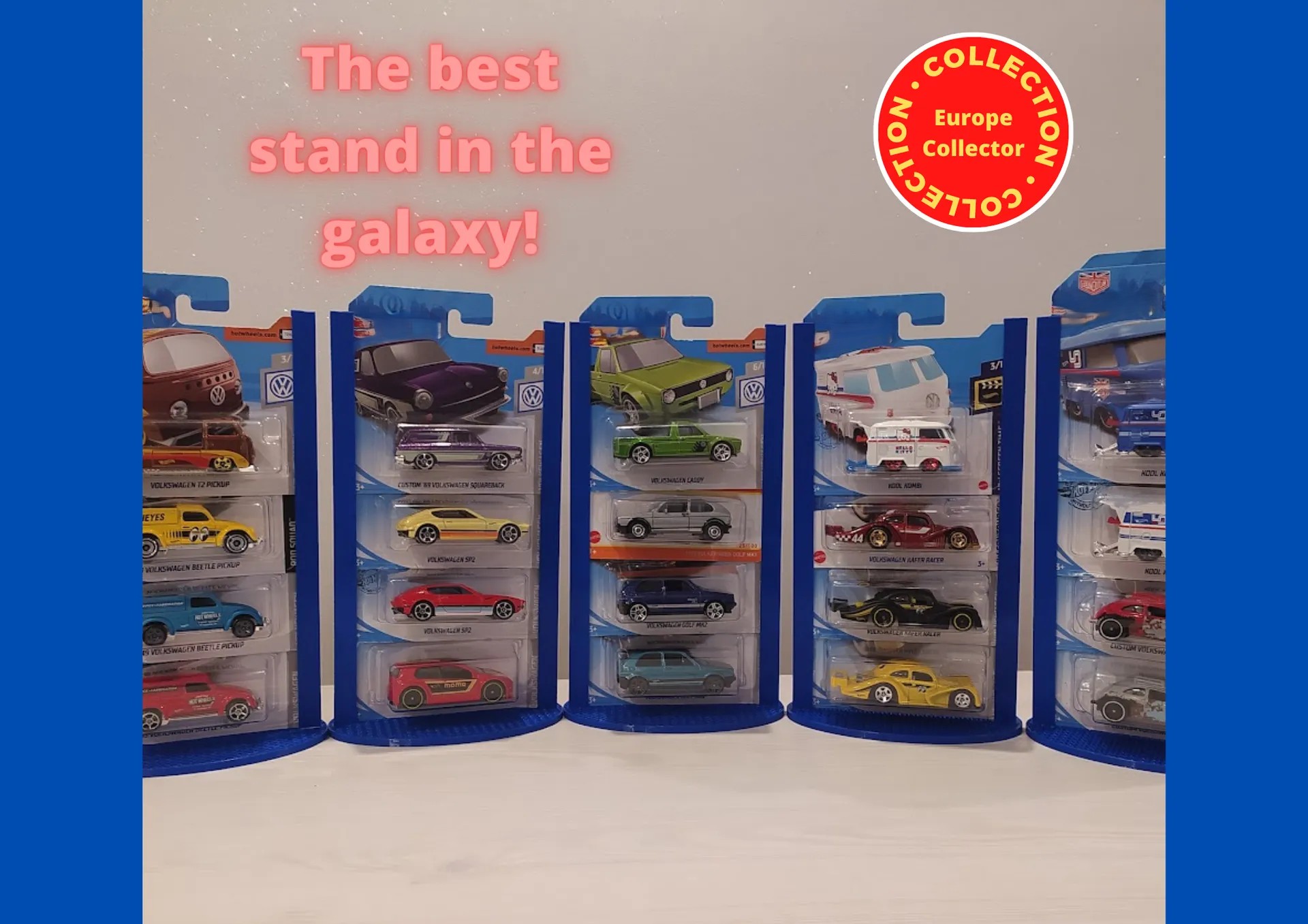 Cars model stand 1:64 Display Cart Blister Europe Collector