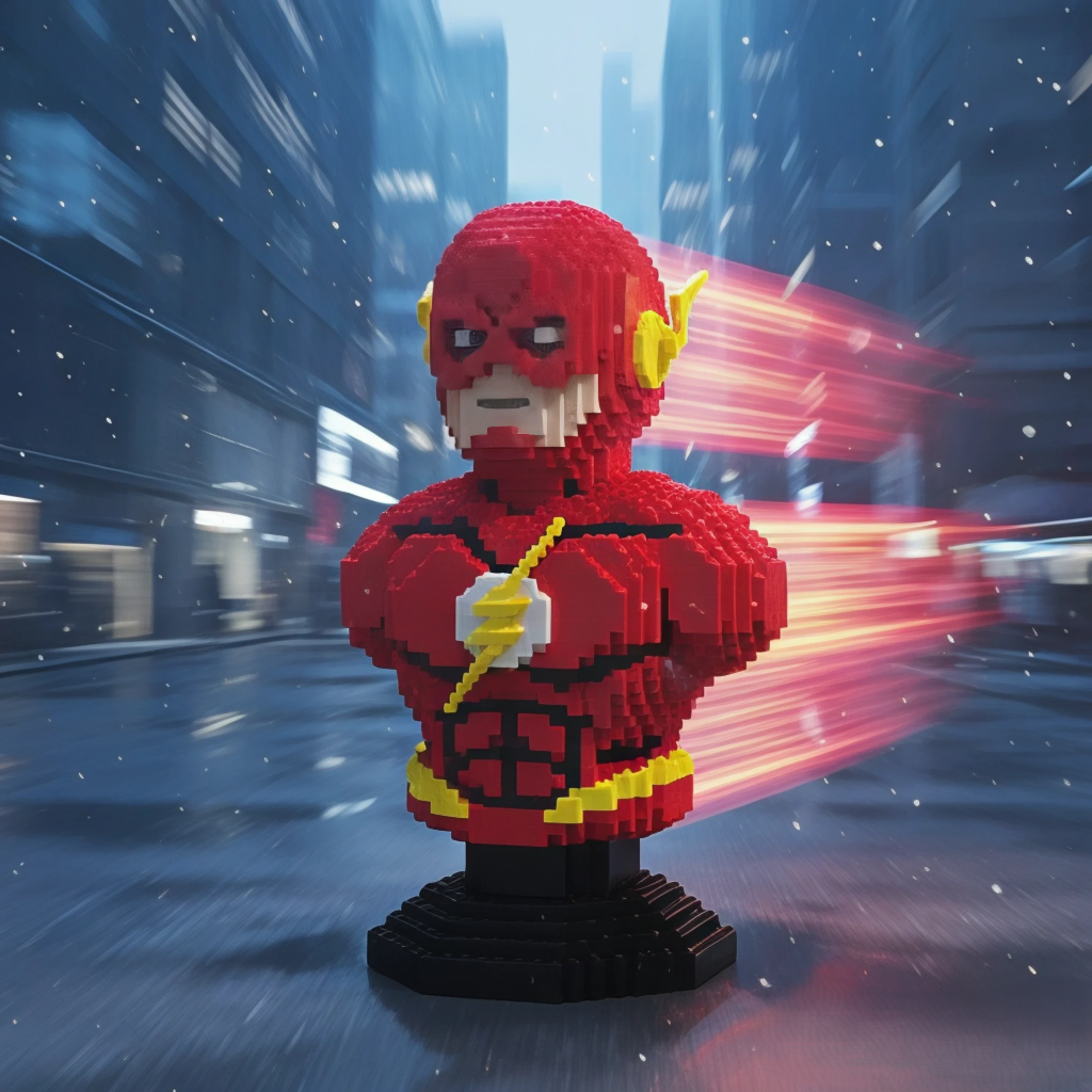 Flash (DC) - Bust Lego Collection