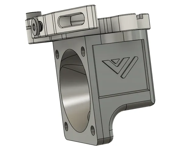 Updated VzBot 3010 Fan Mount for Magneto Filament Cutter