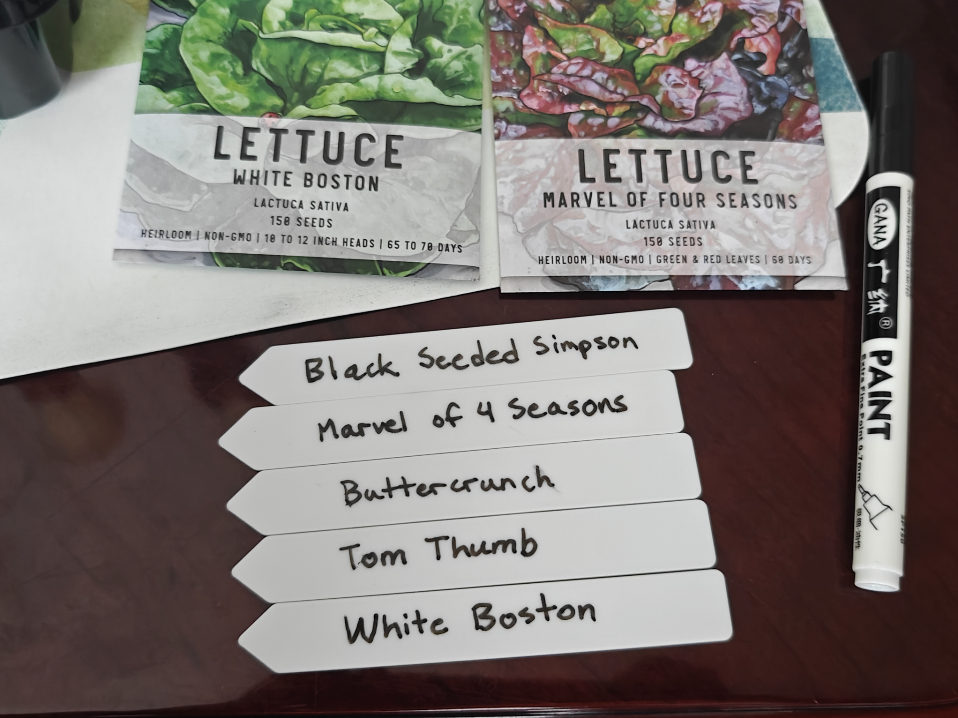Blank Garden Marker Stakes
