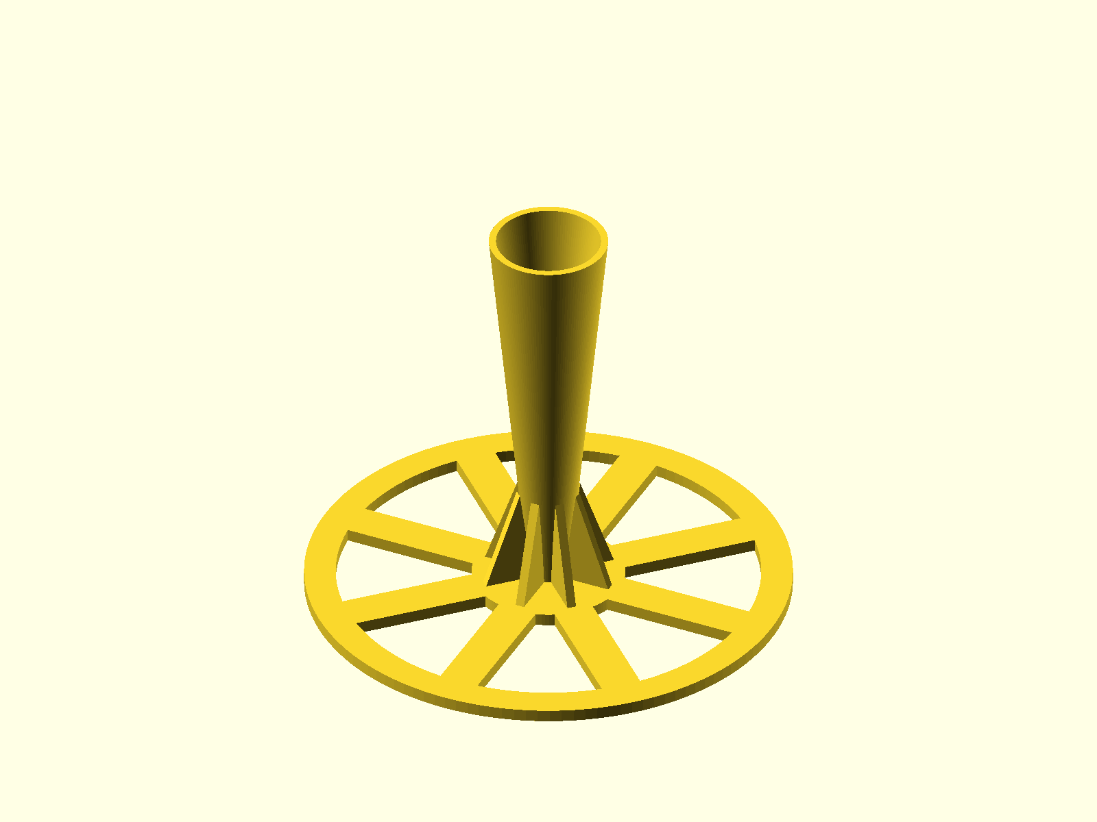 Schultüte Stand — 216 mm Conical School Cone Holder